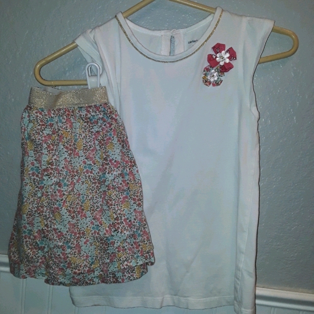 Girls 2 piece floral set